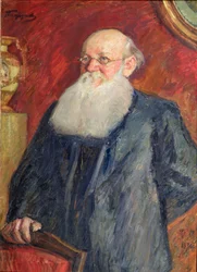 Porträt des Revolutionärs Graf Piotr Kropotkin, 1919